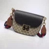 Replica Gucci Supreme Monogram Web Medium Padlock Messenger Shoulder Bag - high-quality designer bag dupe