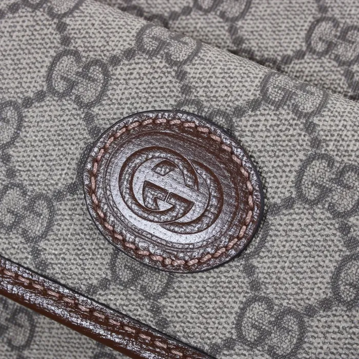 GUCCI MESSENGER BAG WITH INTERLOCKING - top-grade luxury bag dupe