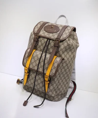 Replica Gucci GG Supreme Leather Backpack