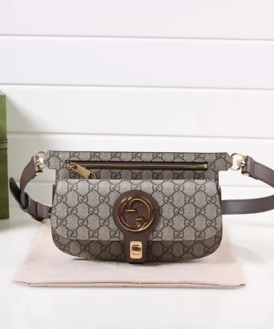 GUCCI GG SUPREME BLONDIE WAIST BAG