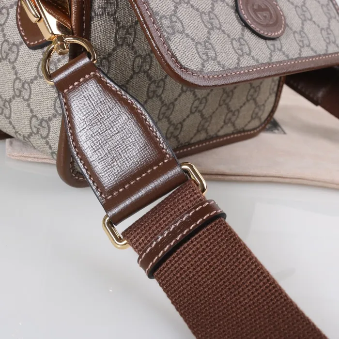 GUCCI MESSENGER BAG WITH INTERLOCKING - premium superclone handbag