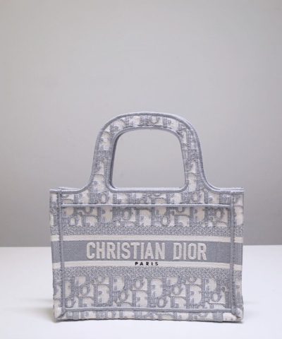Replica Dior Tote Book Mini Cd Grey