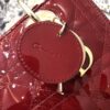 Replica Lady Dior Large Red Patent - 1:1 premium replica handbag