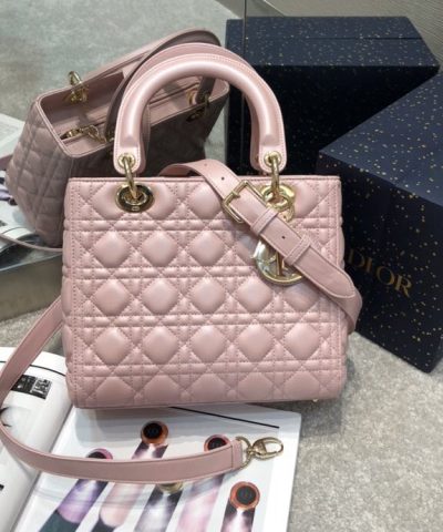 Replica Lady Dior Large Pink