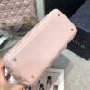Replica Lady Dior Large Pink - 1:1 premium replica handbag