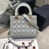 Replica Lady Dior Large Silver - top-grade luxury bag dupe