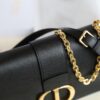 Replica Dior 30 Montaigne Black Grain