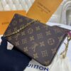 Replica Louis Vuitton Félicie Pochette Brown