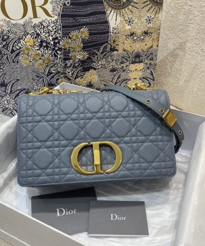 Replica Dior Caro Bag Blue - elite factory replica handbag