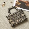 Replica Dior Tote Book Mini Leopard