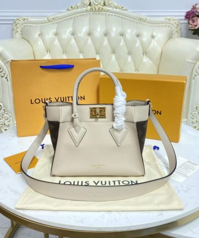 Replica Louis Vuitton On My Side PM Beige