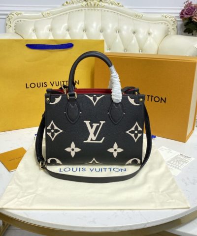 Replica LV Onthego PM Black - affordable luxury replica bag