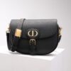 Replica Dior Bobby Black Grained