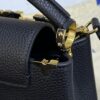 Replica Loius Vuitton Capucines Small Black - 1:1 premium replica handbag