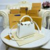 Replica Loius Vuitton Capucines White - 1:1 premium replica handbag