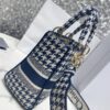Replica Lady Dior Medium D – Lite Houndstooth Canvas - affordable luxury replica bag