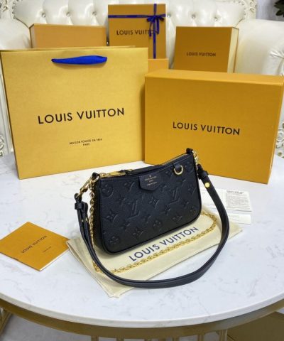 Replica Louis Vuitton Easy Pouch Black - designer handbag clone