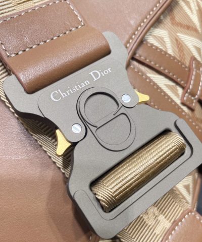 Replica Dior Saddle Bag Brown Triangle