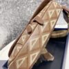 Replica Dior Saddle Bag Brown Triangle