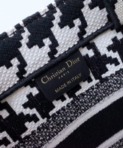 Replica Dior Tote Book Houndstooth