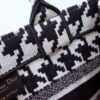 Replica Dior Tote Book Houndstooth - 1:1 premium replica handbag