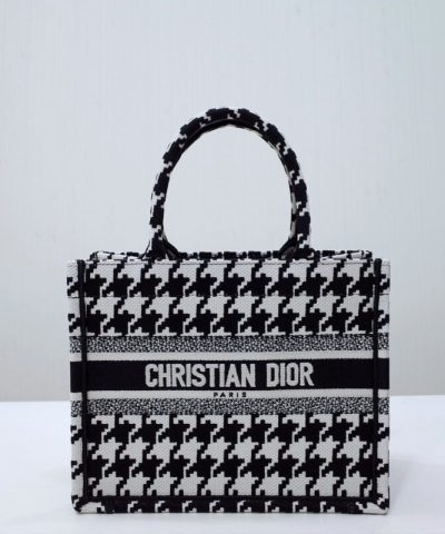 Replica Dior Tote Book Houndstooth - premium superclone handbag