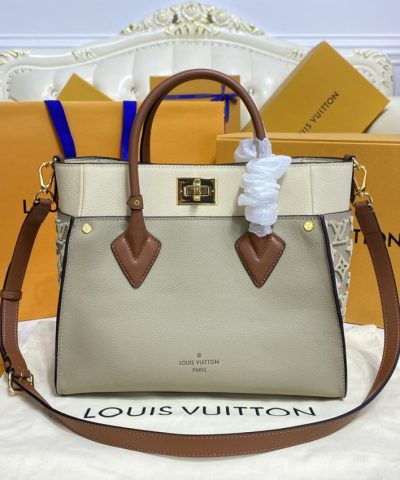 Replica Louis Vuitton On My Side Beige
