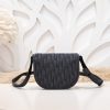 Replica Dior Mini Gallop Bag With Strap Black Canvas - affordable luxury replica bag