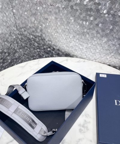 Replica Dior Safari Bag With Strap Sky Blue