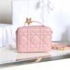Replica Dior Caro Box Bag Pink - affordable luxury replica bag