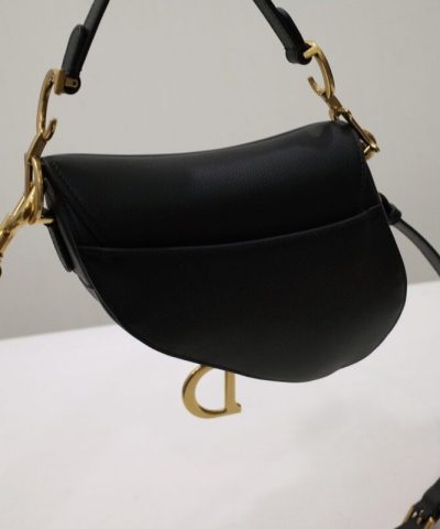 Replica Dior Saddle Bag Small Black - top-grade luxury bag dupe