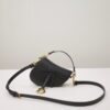 Replica Dior Saddle Bag Small Black - designer handbag clone