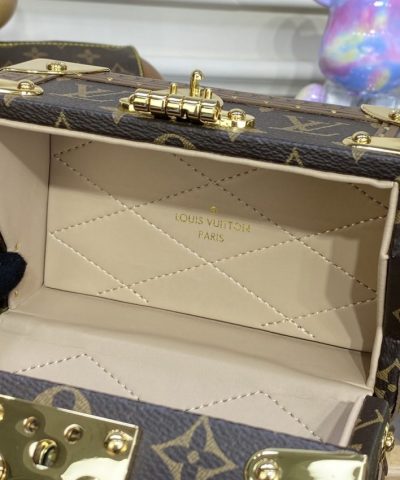 Replica Louis Vuitton Camera Box Brown Classic - premium superclone handbag