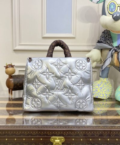Replica LV Onthego Silver Soft
