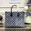 Replica LV Onthego Black Denim - designer handbag clone