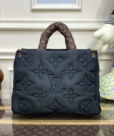 Replica LV Onthego Black Soft - 1:1 premium replica handbag