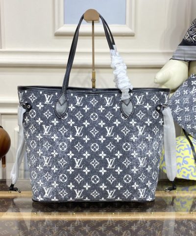 Replica Louis Vuitton Neverfull MM Denim