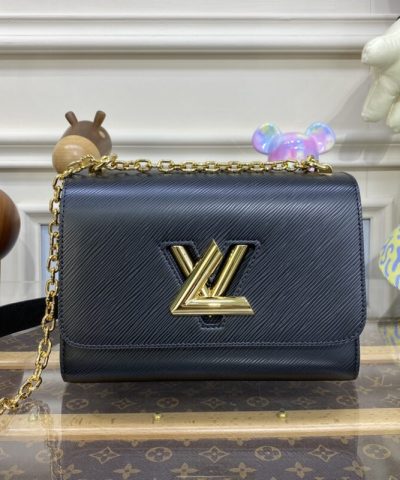 Replica Louis Vuitton Twist Black With Chain