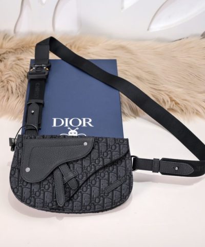 Replica Dior Messenger Black Oblique - top-grade luxury bag dupe