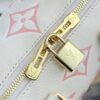 Replica Louis Vuitton Speedy Bandouliere 20 White Pink - premium superclone handbag