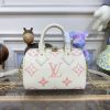 Replica Louis Vuitton Speedy Bandouliere 20 White Pink - high-quality designer bag dupe