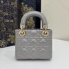 Replica Lady Dior Mini Grey Sillver