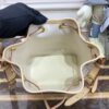 Replica Louis Vuitton Noe Bucket White Grid - 1:1 premium replica handbag