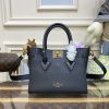 Replica Louis Vuitton On My Side PM Full Black - premium superclone handbag