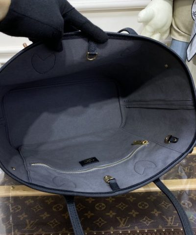 Replica Louis Vuitton Neverfull MM Black Pink