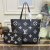 Replica Louis Vuitton Neverfull MM Black Pink