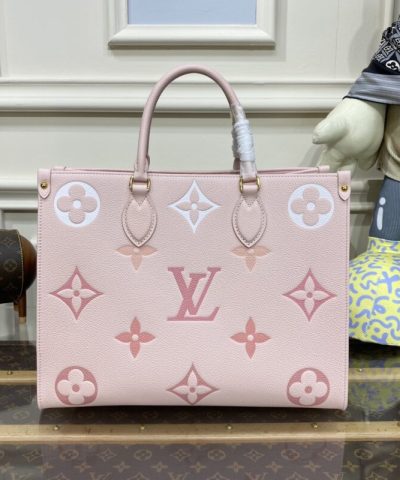 Replica LV Onthego Pink - top-grade luxury bag dupe