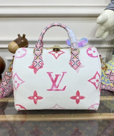 Replica Louis Vuitton Speedy Bandouliere 25 Pink