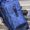 Replica Louis Vuitton Christopher Backpack Blue 2