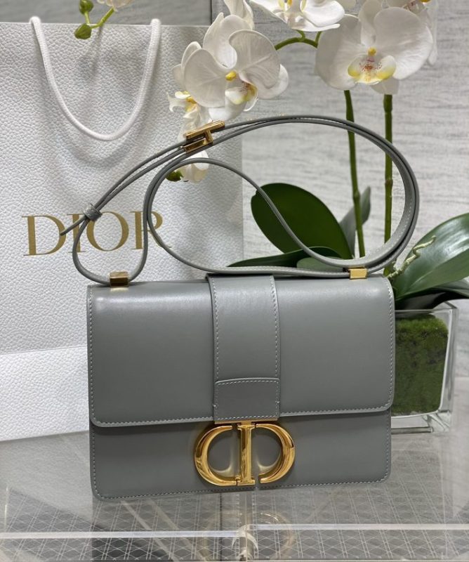 Replica Dior 30 Montaigne Grey - 1:1 premium replica handbag